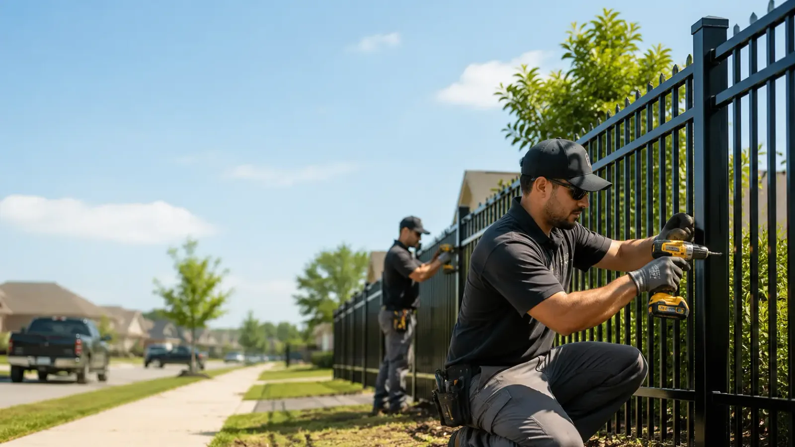Metal Fence Installation in Brownstown, PA